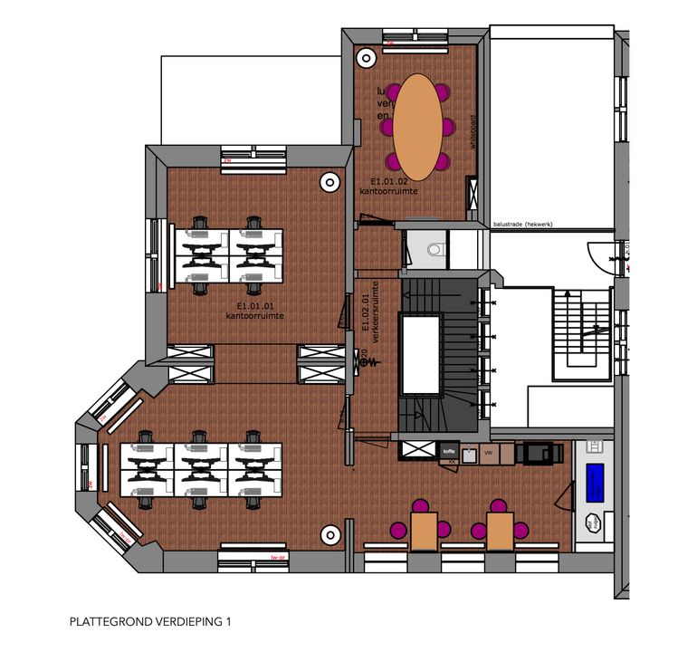 Kanaalweg 3 B, Delft plattegrond-1