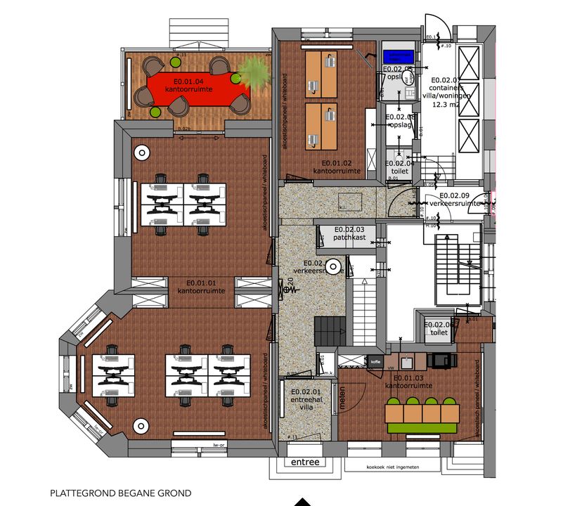 Kanaalweg 3 B, Delft plattegrond-0