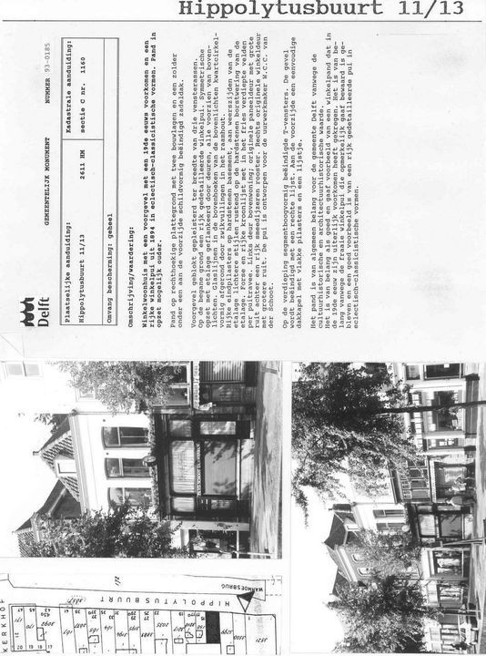 Hippolytusbuurt 11, Delft plattegrond-0