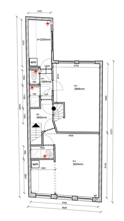 Hippolytusbuurt 11, Delft plattegrond-1