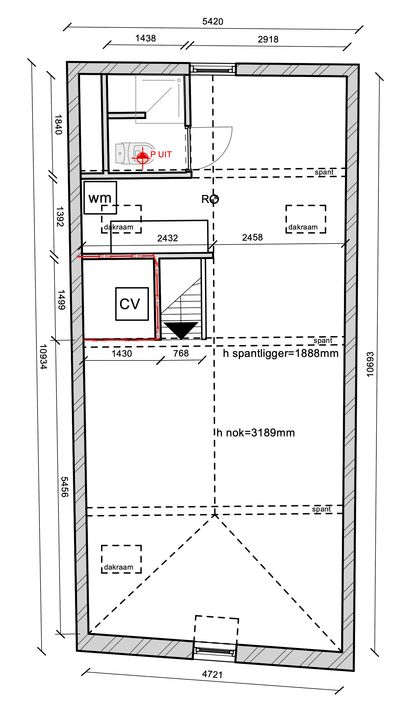 Hippolytusbuurt 11, Delft plattegrond-2
