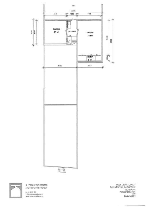 Oude Delft 37, Delft plattegrond-1
