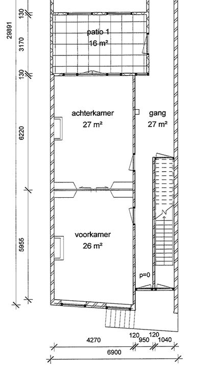 Oude Delft 37, Delft plattegrond-0