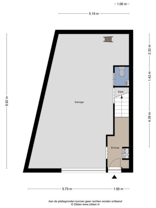 Rotterdamseweg 386 B 7, Delft plattegrond-0