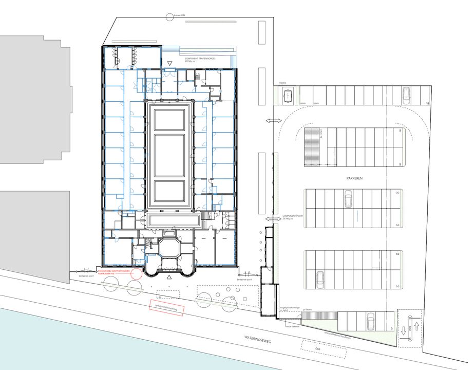 Wateringseweg 1, Delft plattegrond-0