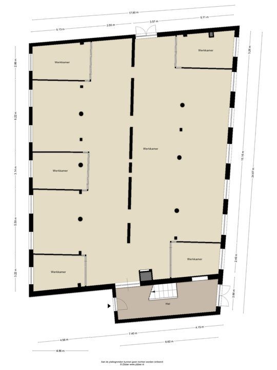 Oude Delft 91 X, Delft plattegrond-0