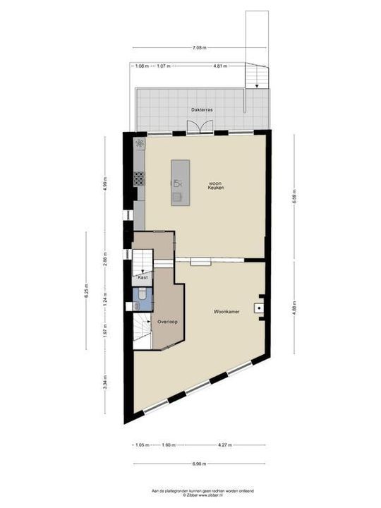 Oosteinde 171 171A, Delft plattegrond-3