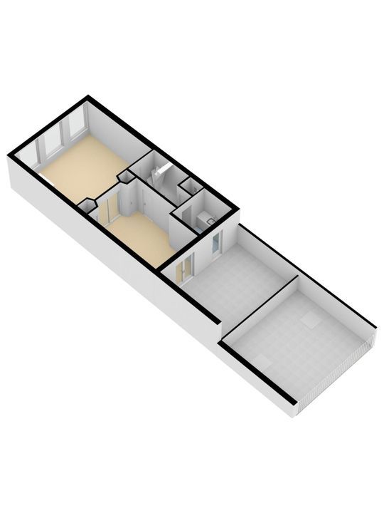Buitenwatersloot 5, Delft plattegrond-2