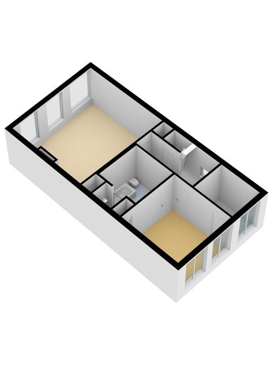 Buitenwatersloot 5, Delft plattegrond-3