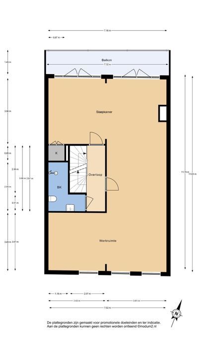Nieuwe Plantage 12, Delft plattegrond-0