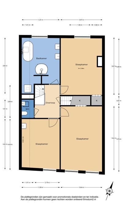 Nieuwe Plantage 12, Delft plattegrond-1
