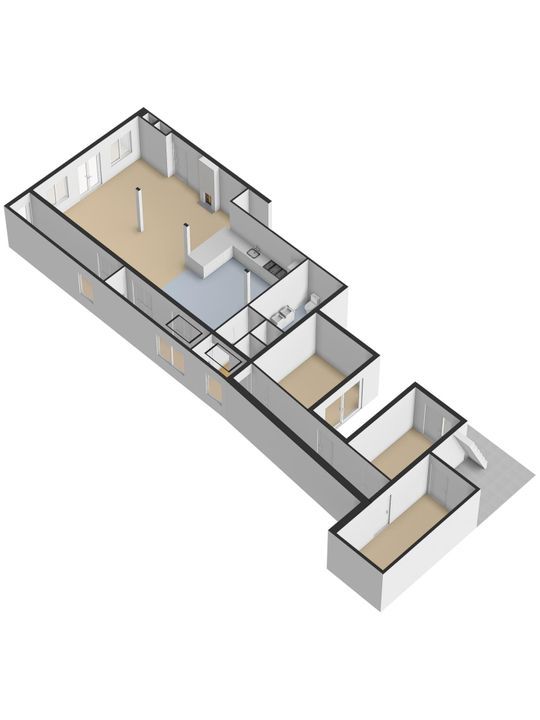 Buitenwatersloot 123, Delft plattegrond-3