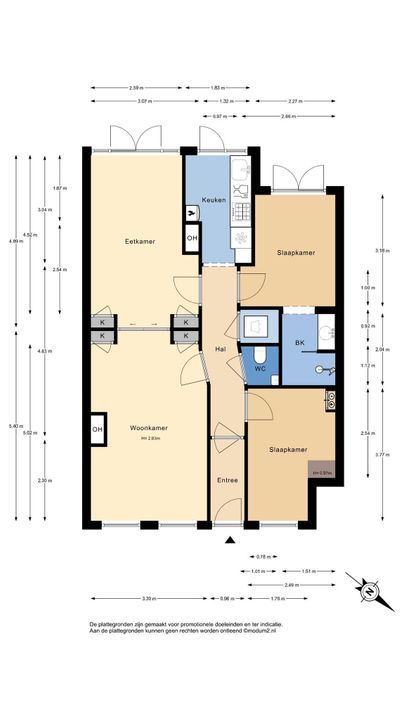 Allard Piersonlaan 243, Den Haag plattegrond-0