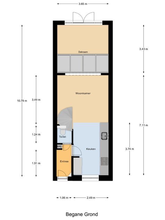 Westerstraat 146, Delft plattegrond-2