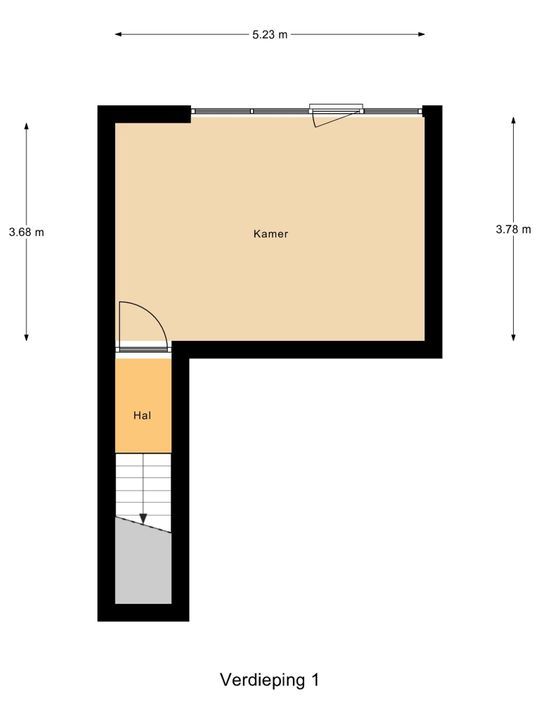 Engelsestraat 109, Delft plattegrond-0