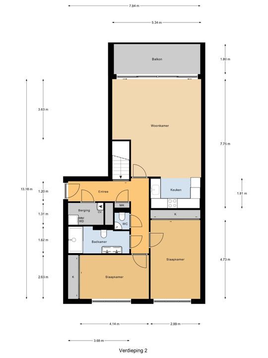 Engelsestraat 109, Delft plattegrond-2