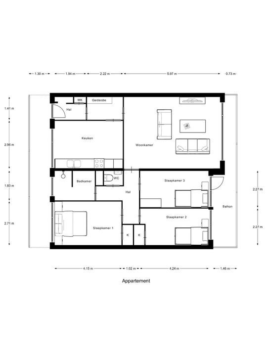 Arthur van Schendelplein 109, Delft plattegrond-0