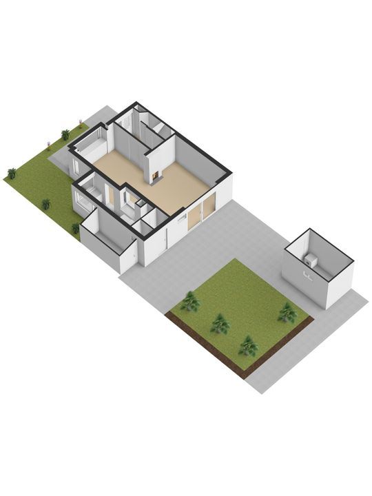 Oranjelaan 9, Den Hoorn plattegrond-1