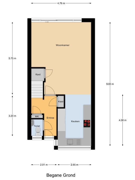Berghuyspad 19, Delft plattegrond-0