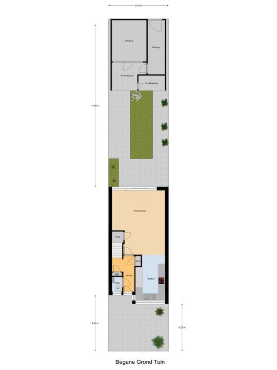Berghuyspad 19, Delft plattegrond-2