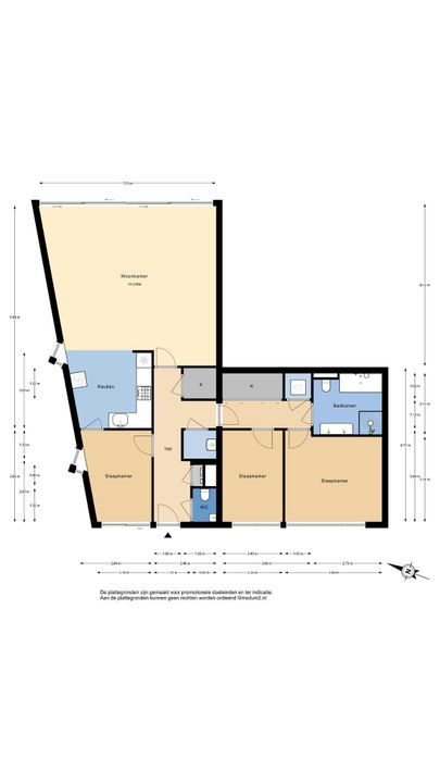 Icarusweg 105, Delft plattegrond-0