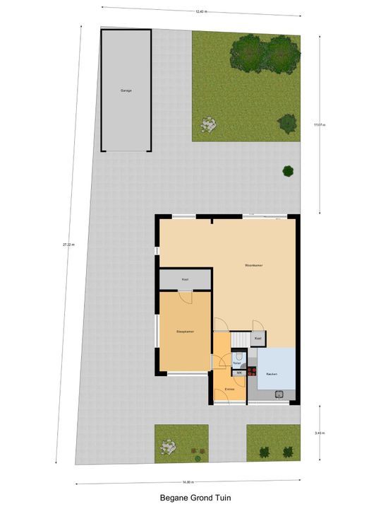 Rotterdamseweg 150 A, Delft plattegrond-2