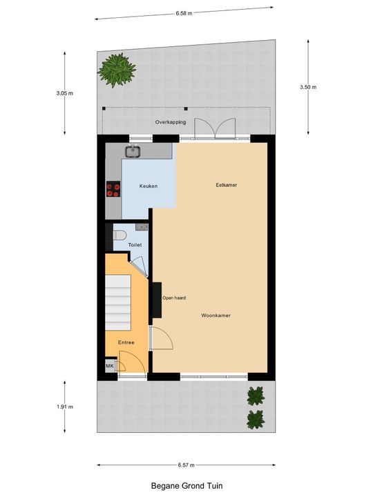 Michiel de Ruyterweg 27, Delft plattegrond-0