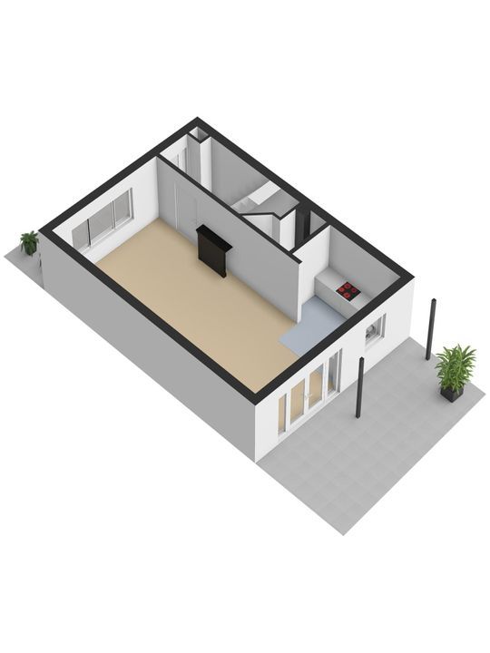 Michiel de Ruyterweg 27, Delft plattegrond-1