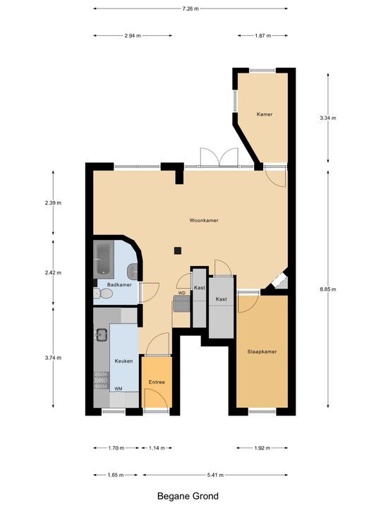 Jacob Catsstraat 64, Delft plattegrond-2