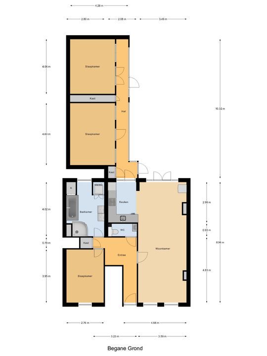 Van de Spiegelstraat 25, Delft plattegrond-0