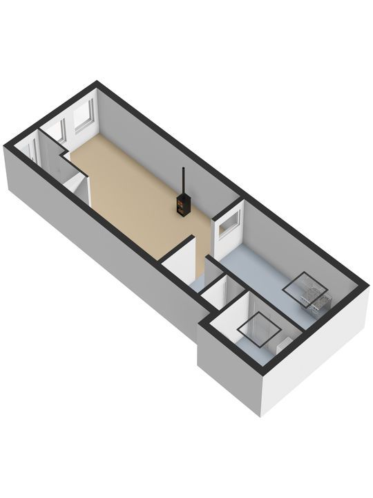 Verwersdijk 186, Delft plattegrond-1