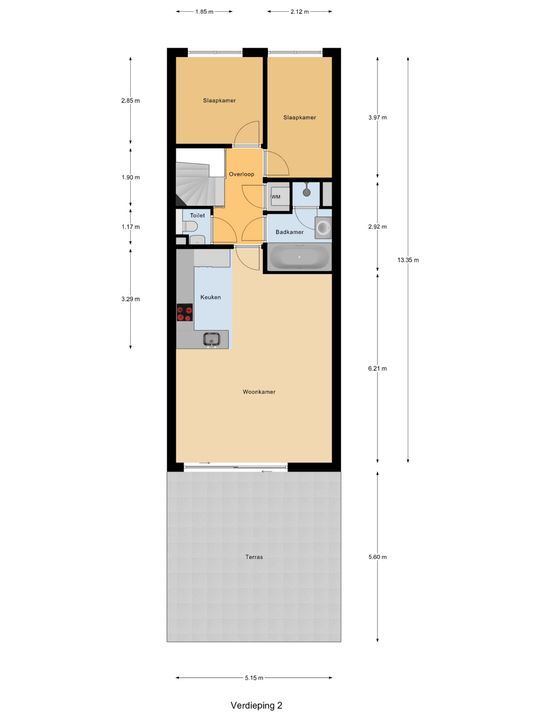 Akropolishof 12, Delft plattegrond-2