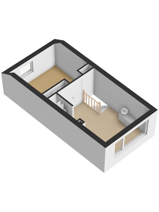 Donkerstraat 58, Delft plattegrond-5