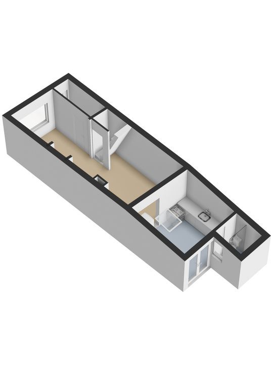 Donkerstraat 58, Delft plattegrond-3
