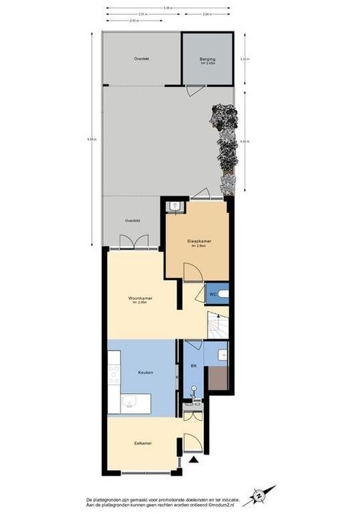 Hof van Delftlaan 68, Delft plattegrond-3