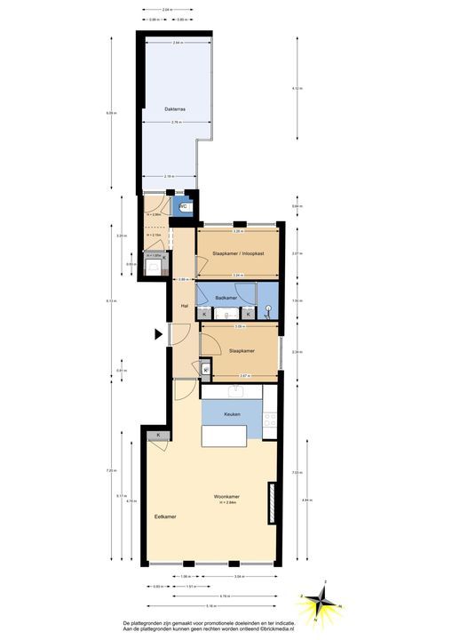Oude Langendijk 22 A, Delft plattegrond-0