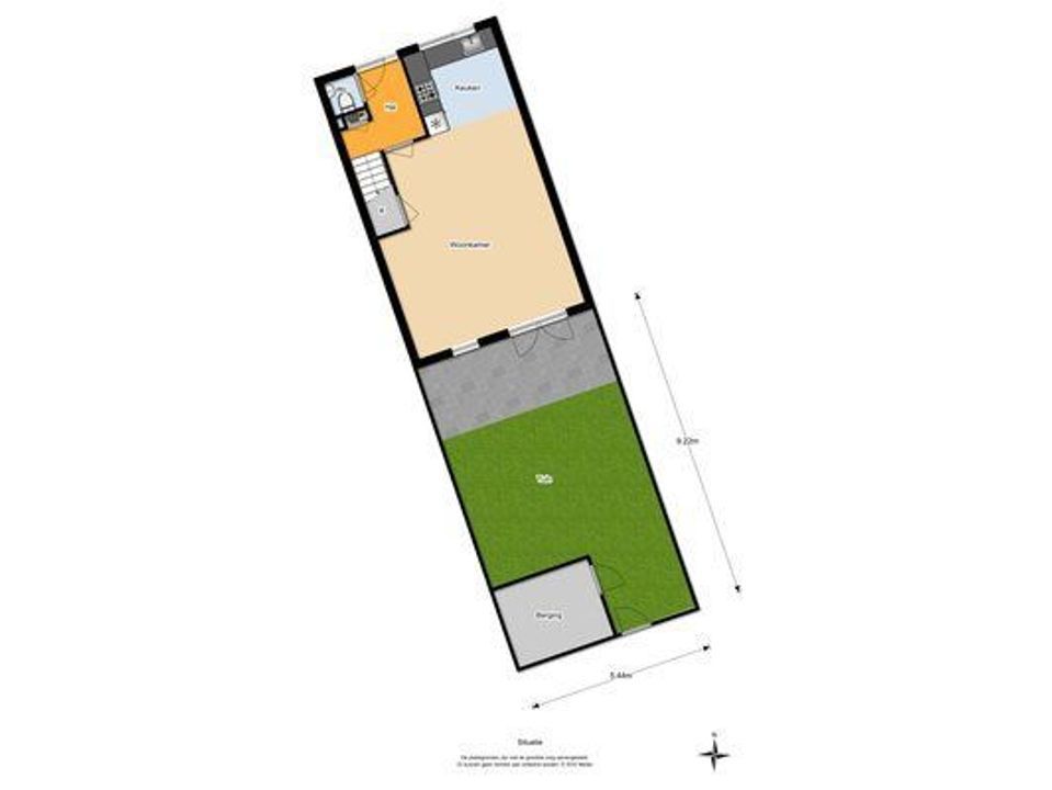 Laan van Braat 32, Delft plattegrond-0