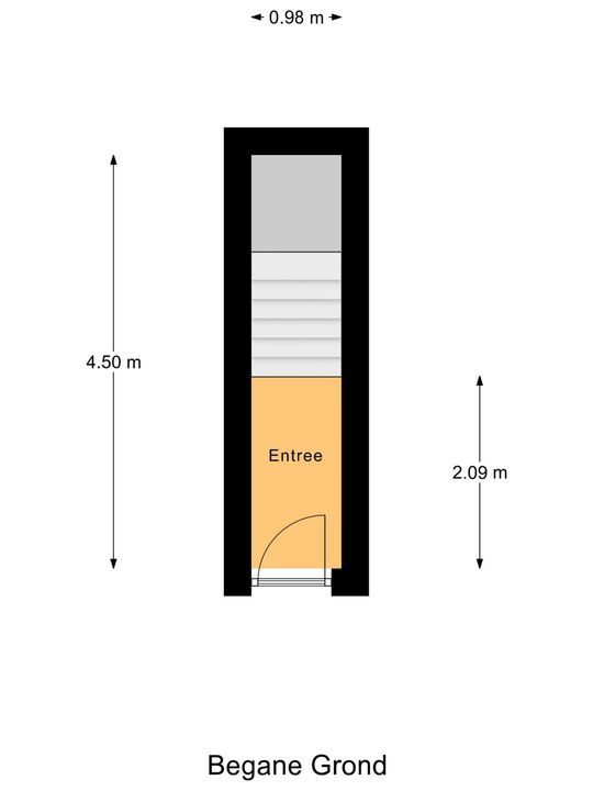 Hugo de Grootstraat 298, Delft plattegrond-0