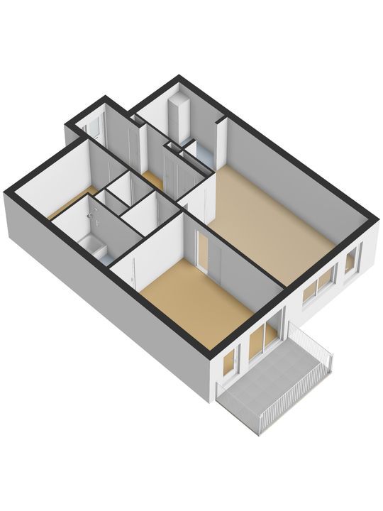 Bastiaanpoort 34, Delft plattegrond-1