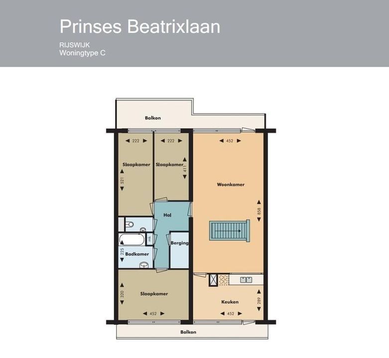 Prinses Beatrixlaan 441, Rijswijk plattegrond-0