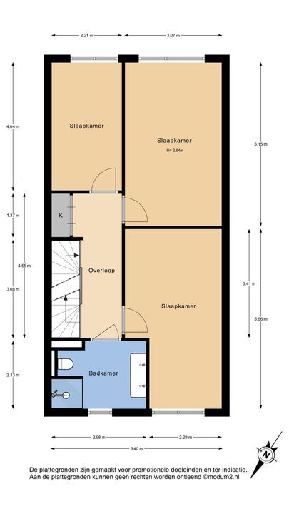 Laan van Bentvelsen 25 B, Delft plattegrond-1