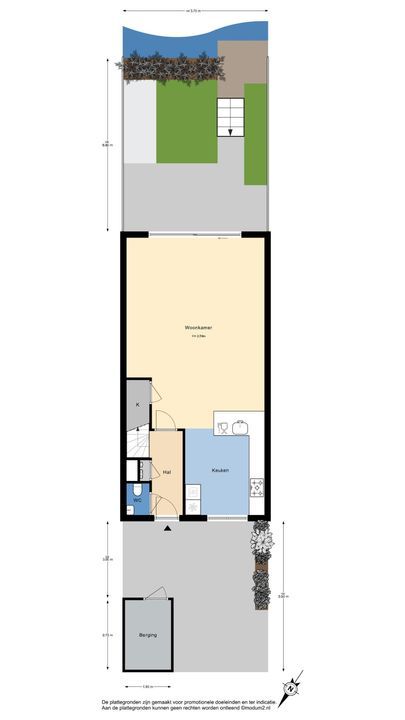 Laan van Bentvelsen 25 B, Delft plattegrond-3