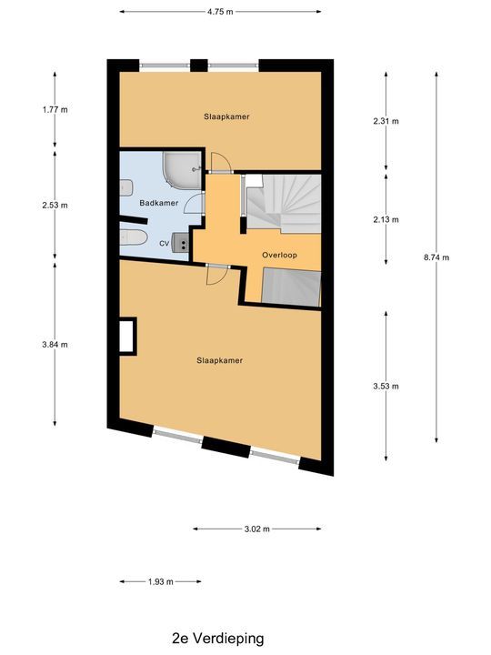 Brabantse Turfmarkt 16, Delft plattegrond-4