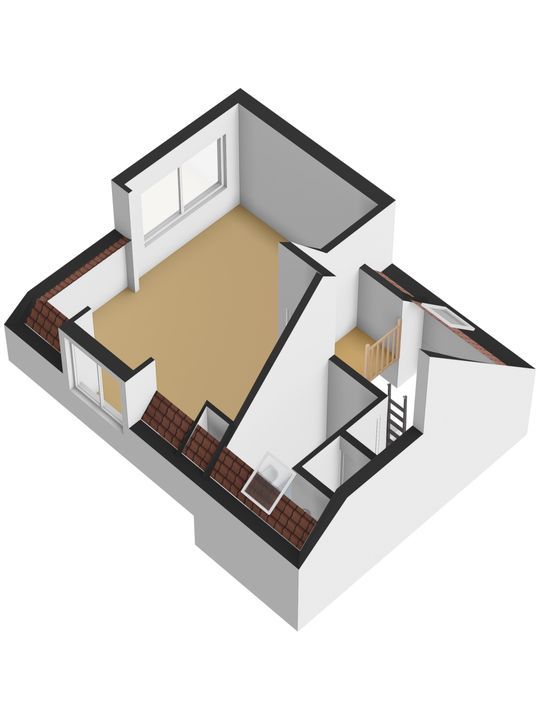 Koornmarkt 48 B, Delft plattegrond-3