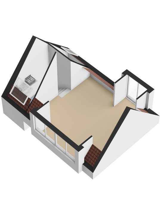 Koornmarkt 48 C, Delft plattegrond-3