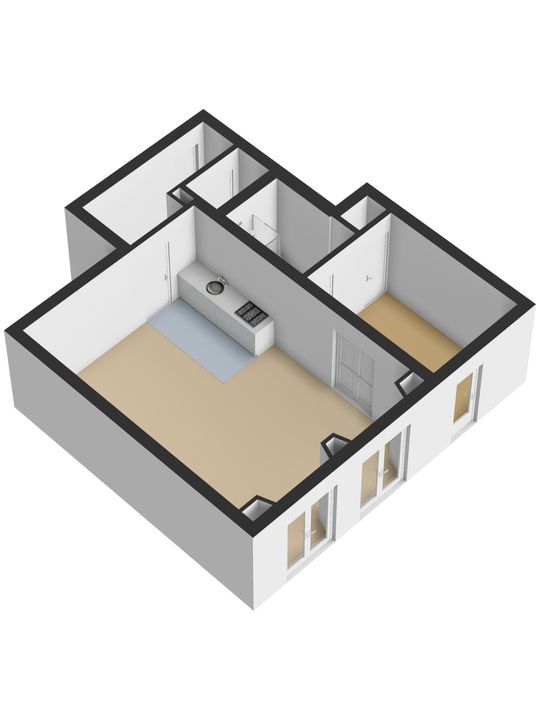 Koornmarkt 48 E, Delft plattegrond-3