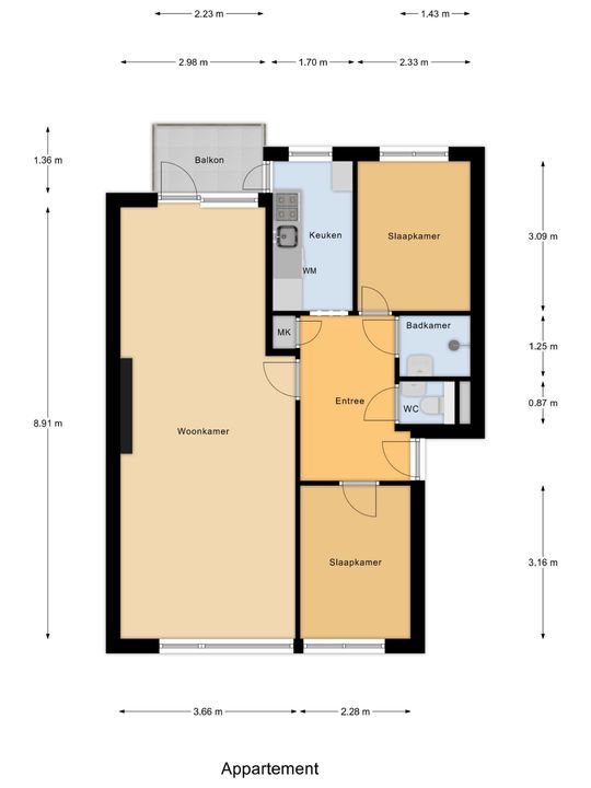 Persijnlaan 74, Delft plattegrond-0