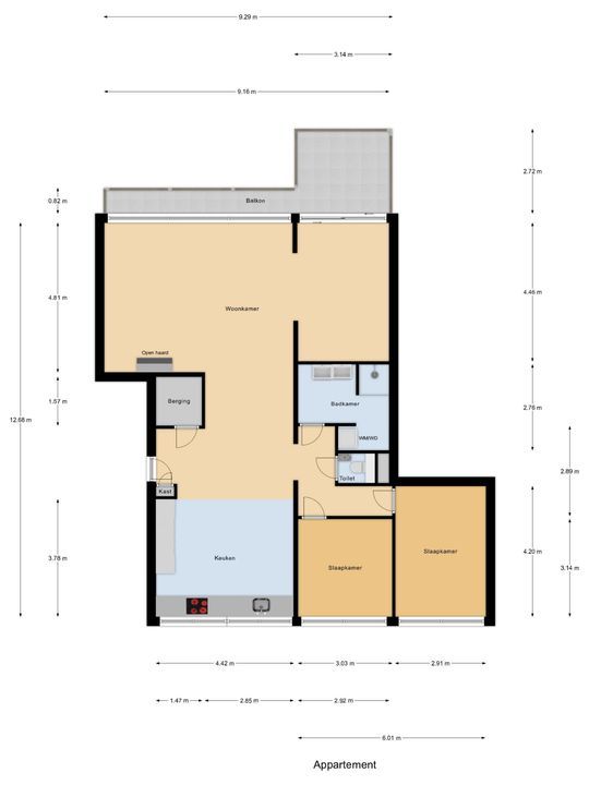 J.J. Slauerhofflaan 95, Delft plattegrond-0