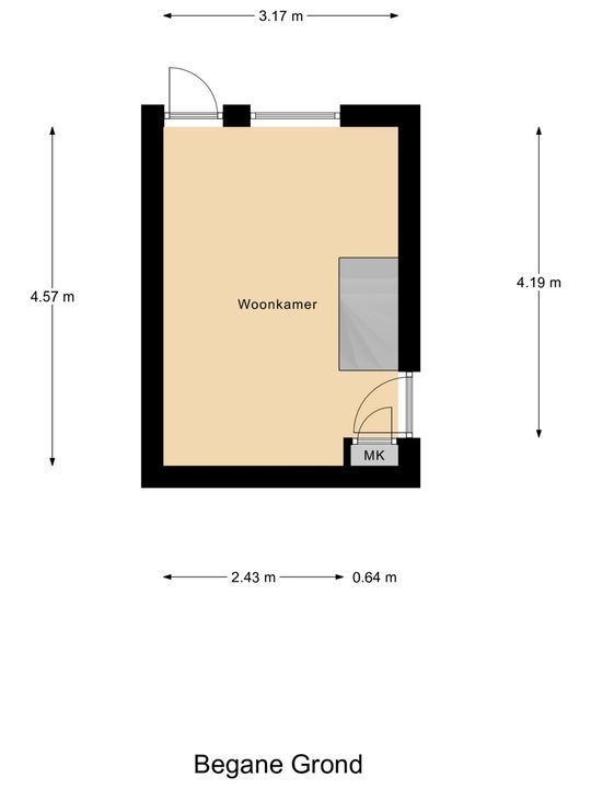 Nieuwe Langendijk 100, Delft plattegrond-0