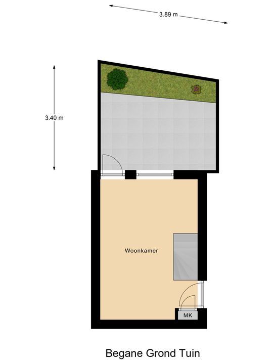 Nieuwe Langendijk 100, Delft plattegrond-2